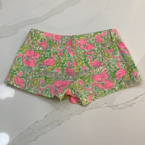 Lilly Pulitzer The Walsh Shorts Pink Flamingo - Picture 3 of 6